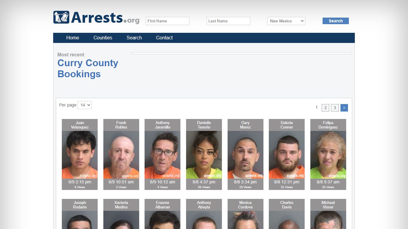 Curry County Arrests and Inmate Search